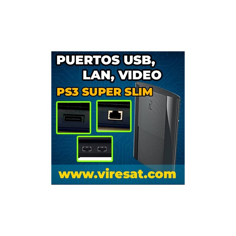 📡 Reparación USB, Video PS2 y Conexión LAN en PS3 Super Slim | Solución a Fallos de Puertos