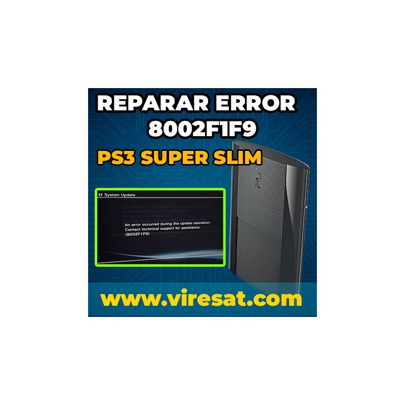 📶 Reparación WiFi/Bluetooth PS3 Super Slim | Error 8002F1F9