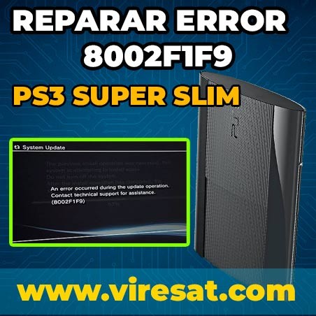 📶 Reparación WiFi/Bluetooth PS3 Super Slim | Error 8002F1F9