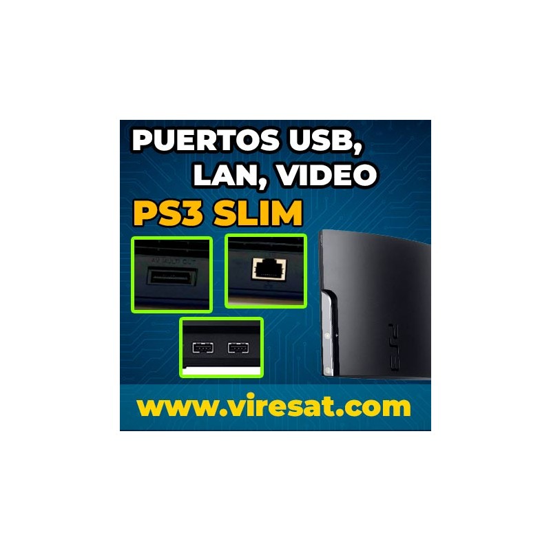 🖥️ Reparación USB, Salida de Video PS2 y LAN en PS3 Slim | Solución a Problemas de Conexión