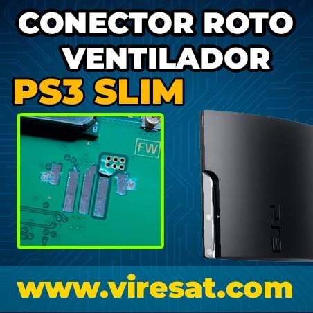 🔧 Reparación Conector Ventilador PS3 Slim | Evita Fallos de Temperatura