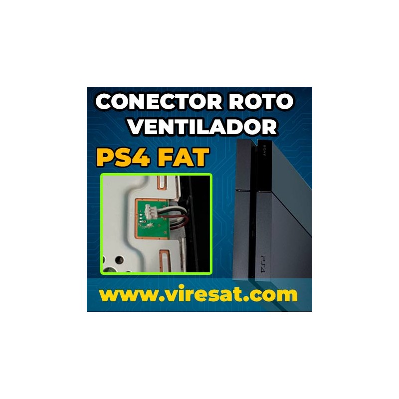 ❄️ Reparar Conector Ventilador PS4 Fat | No Gira o Se Sobrecalienta