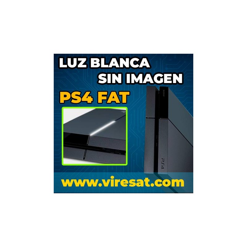 ⚪ Reparar PS4 Fat Luz Blanca Sin Imagen | Fallo HDMI