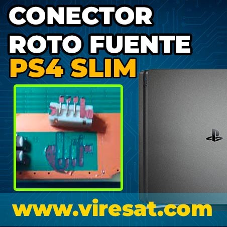 🔌 Reparar Conector Fuente PS4 Slim | pistas rotas
