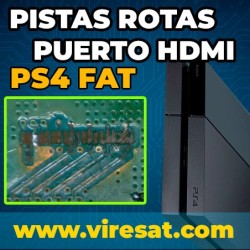 🧩 Reparar Pistas Dañadas HDMI PS4 Fat | Reconstrucción Puerto