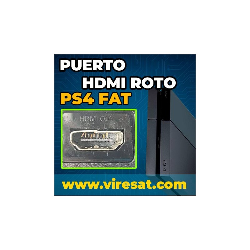 🎮 Reparar Puerto HDMI PS4 Fat | No Hay Imagen o Señal