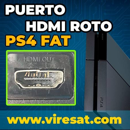🎮 Reparar Puerto HDMI PS4 Fat | No Hay Imagen o Señal