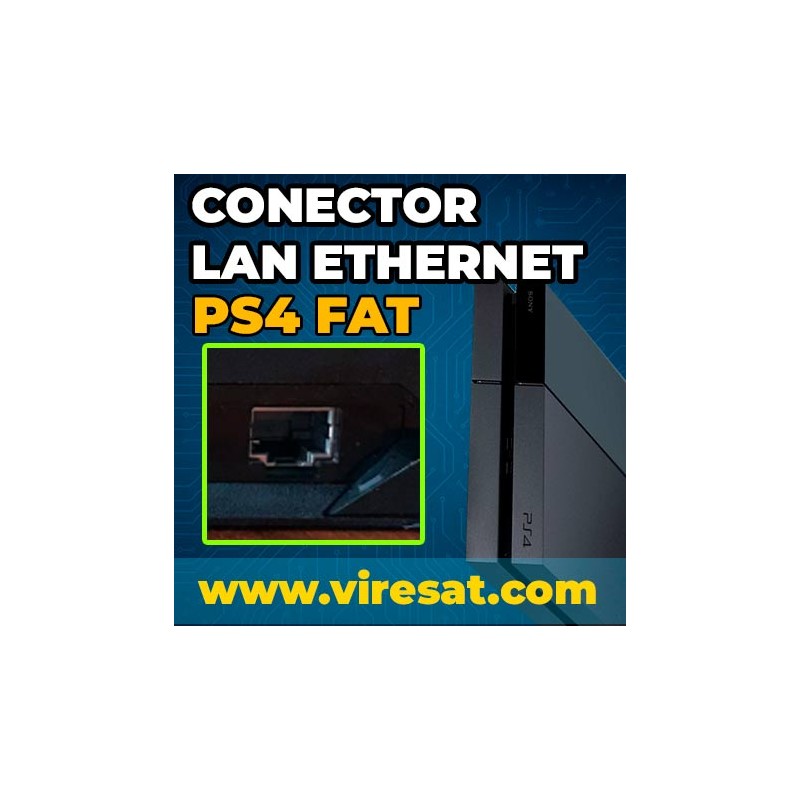 🌐 Reparar Puerto LAN PS4 Fat | Sin Conexión por Cable
