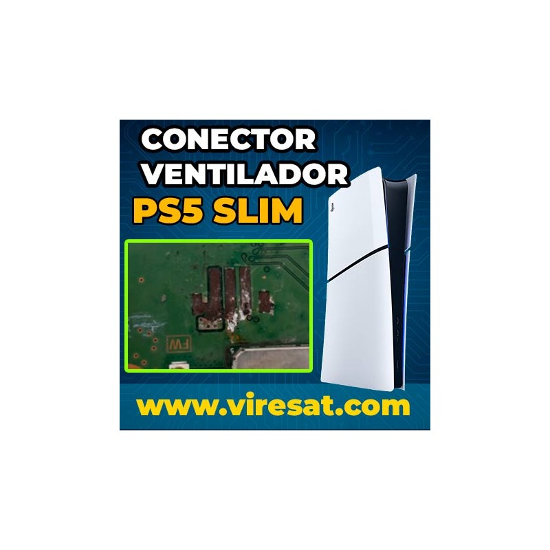 🌀 Reparación del Conector del Ventilador roto en PS5 Slim