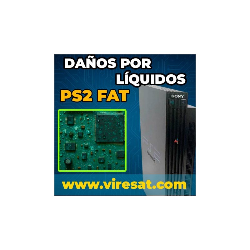 💧 Reparar PS2 FAT Mojada | Daños por Líquido o Humedad