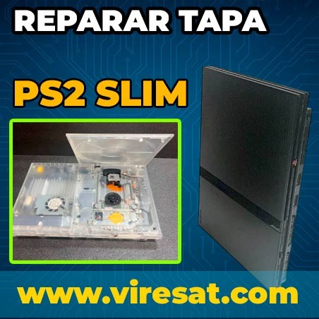 📀 Reparar Tapa Disco PS2 Slim | No Abre o No Cierra Bien